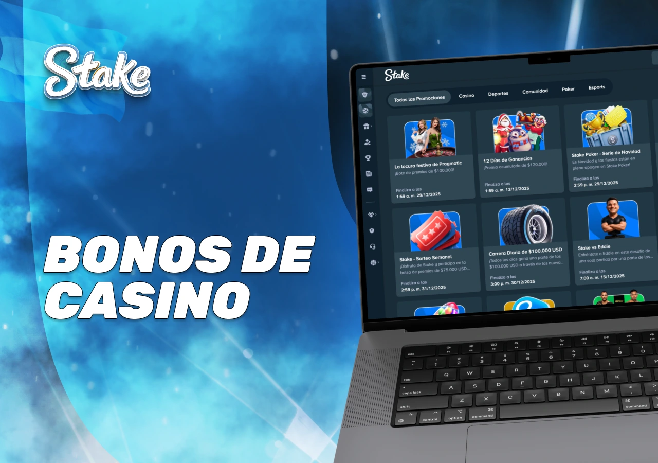 Beneficios promocionales y recompensas disponibles en Stake para Argentina